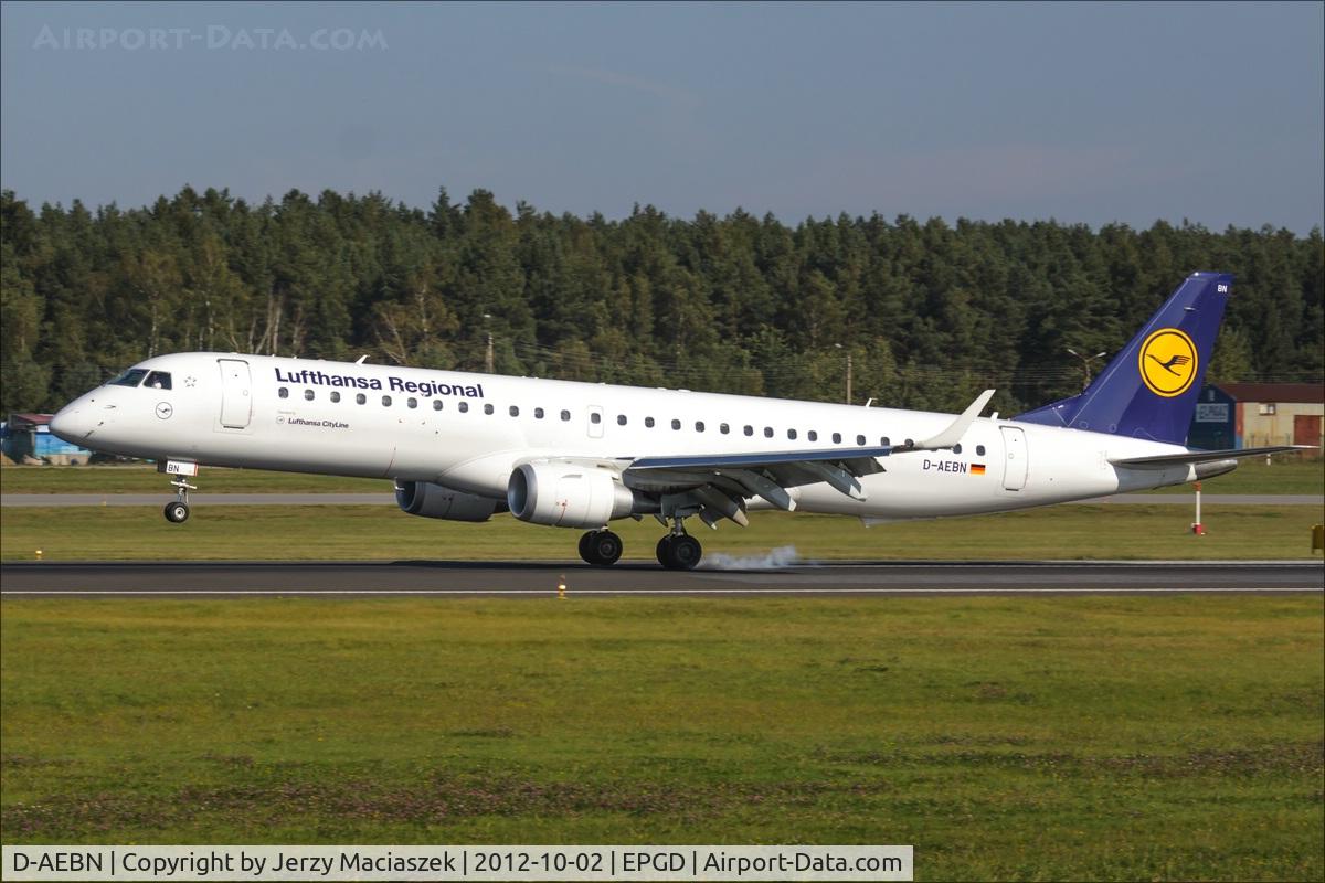 D-AEBN, 2012 Embraer 195LR (ERJ-190-200LR) C/N 19000532, Embraer ERJ-190-200