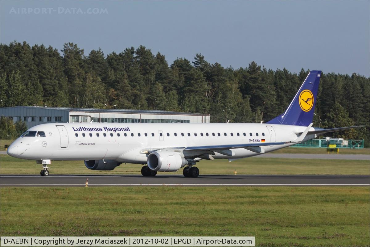 D-AEBN, 2012 Embraer 195LR (ERJ-190-200LR) C/N 19000532, Embraer ERJ-190-200