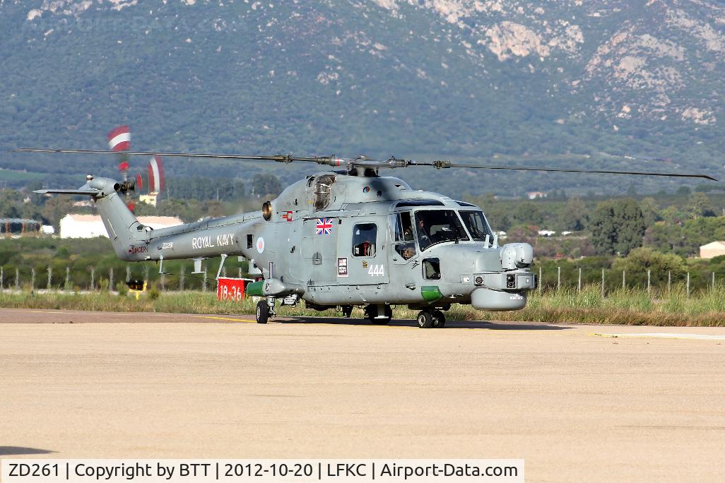 ZD261, 1983 Westland Lynx HMA.8DSP C/N 295, SKUA 350 for a short visit of 24 minutes