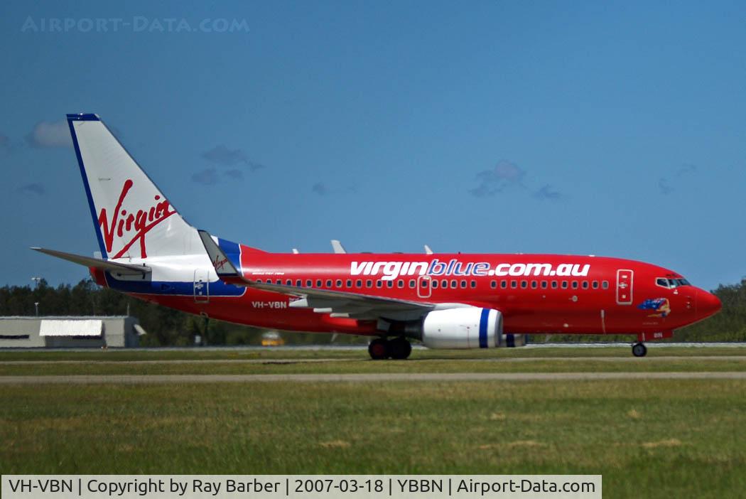 VH-VBN, 2002 Boeing 737-76N C/N 33005, Boeing 737-76N [33005]  (Virgin Blue) Brisbane-International~VH 18/03/2007