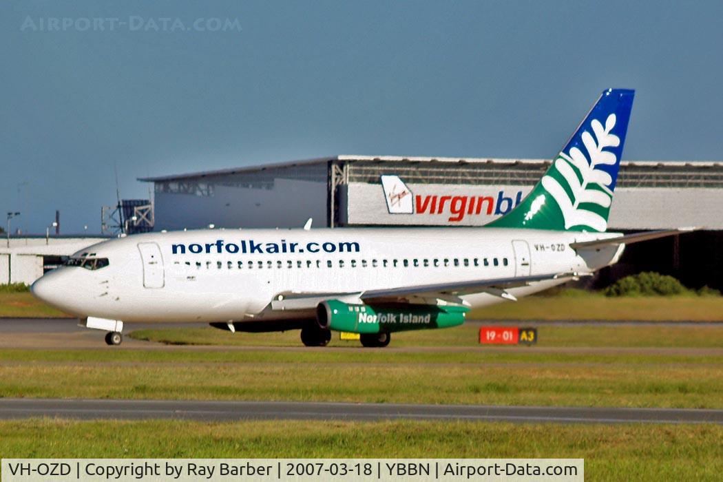 VH-OZD, 1974 Boeing 737-229 C/N 20911, Boeing 737-229 [20911] (Norfolk Air) Brisbane-International~VH 18/03/2007