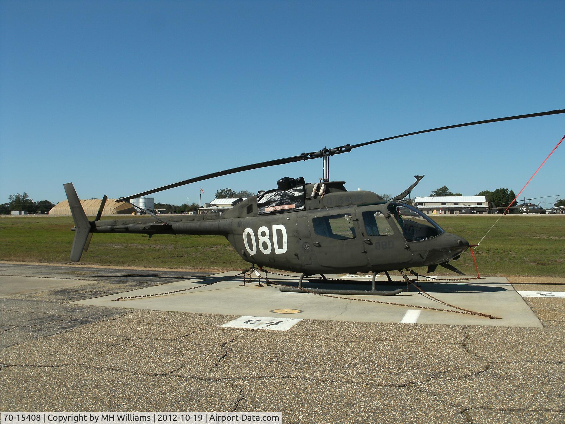 70-15408, 1970 Bell OH-58C Kiowa C/N 40959, Ft. Rucker Al