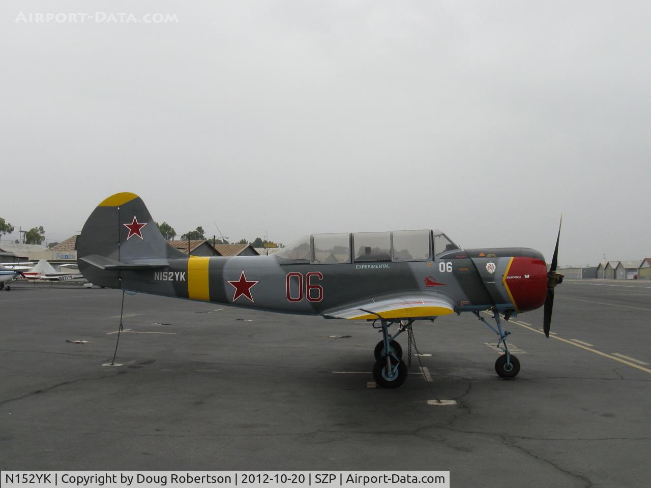 N152YK, 1995 Yakovlev Yak-52 C/N 9511815, 1995 Yakovlev YAK 52, Vedeneev (Ivchenko) M-14P 360 Hp radial