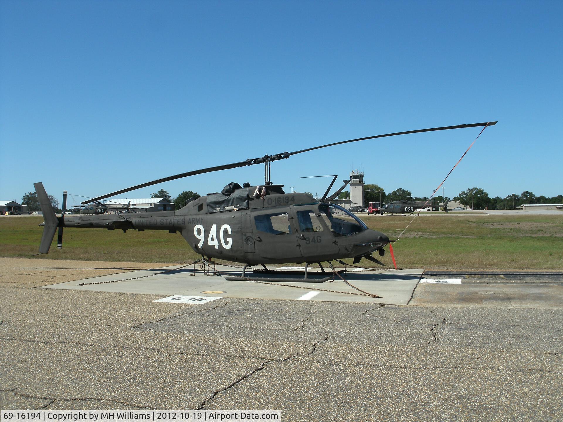 69-16194, 1969 Bell OH-58C Kiowa C/N 40415, Ft. Rucker