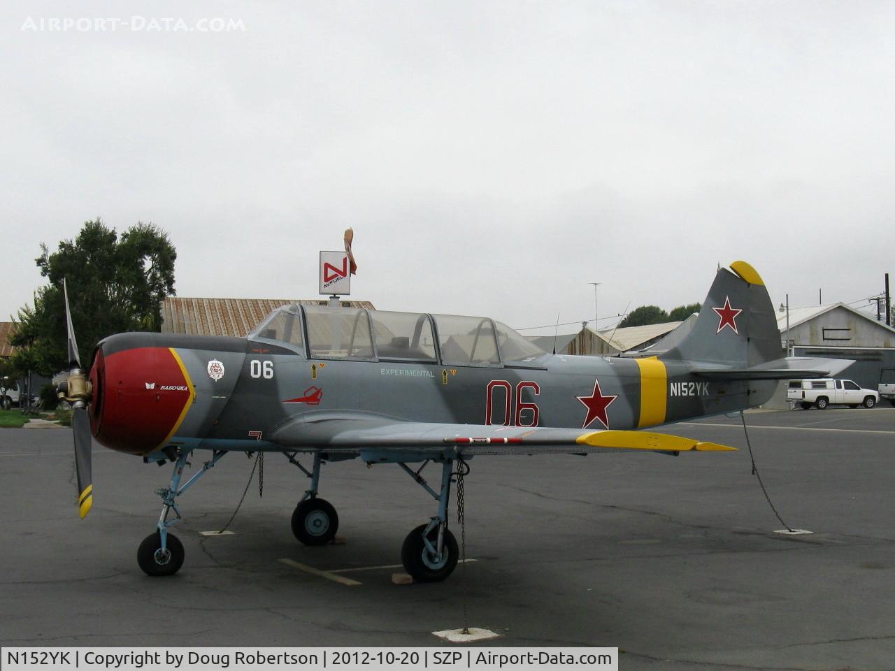 N152YK, 1995 Yakovlev Yak-52 C/N 9511815, 1995 Yakovlev YAK 52, Vedeneev (Ivchenko) M-14P 360 Hp radial