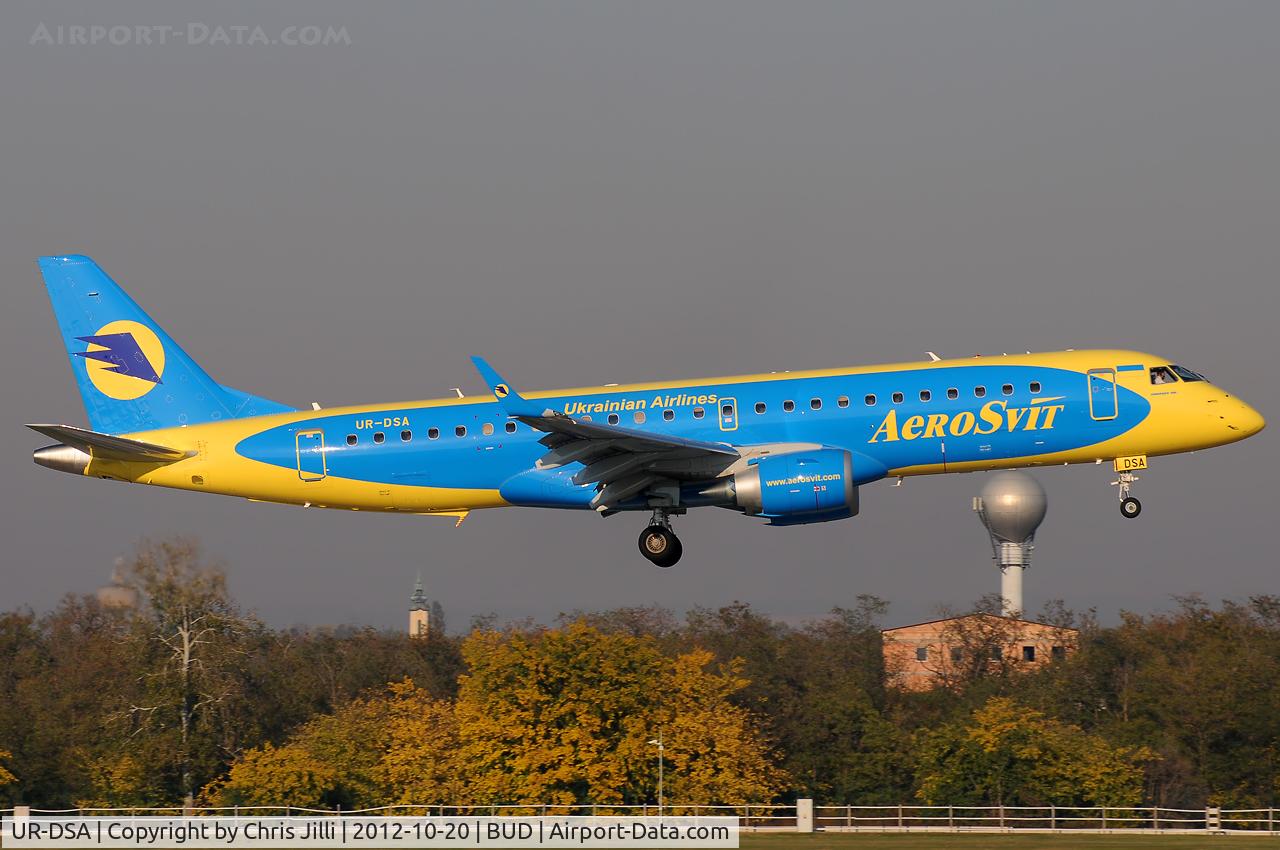 UR-DSA, 2011 Embraer 190LR (ERJ-190-100LR) C/N 19000494, Aerosvit