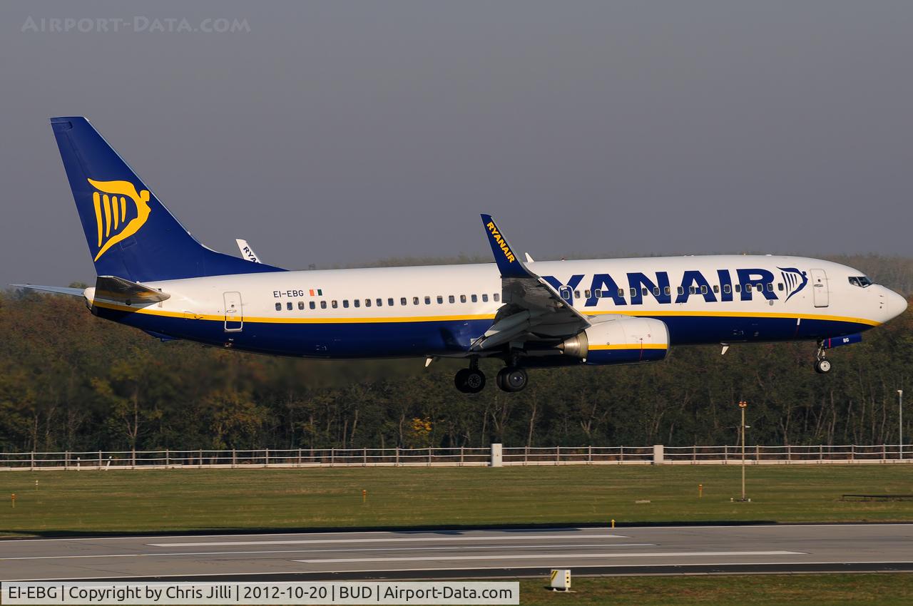 EI-EBG, 2009 Boeing 737-8AS C/N 37525, Ryanair
