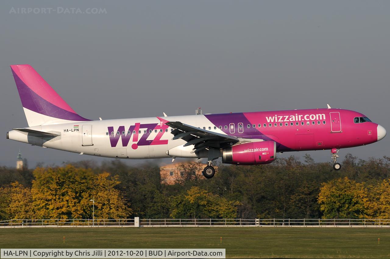 HA-LPN, 2007 Airbus A320-232 C/N 3354, Wizzair