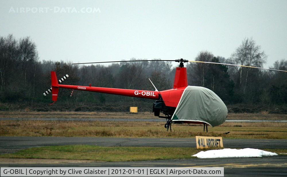 G-OBIL, 1988 Robinson R22 Beta II C/N 0792, Originally in private hands May 1988 and currently with, Fly Executive Ltd since November 2010.