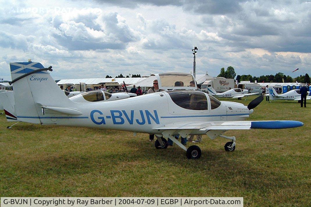G-BVJN, 1995 Europa Tri-Gear C/N PFA 247-12666, Europa Avn Europa XS [PFA 247-12666] Kemble~G 09/07/2004