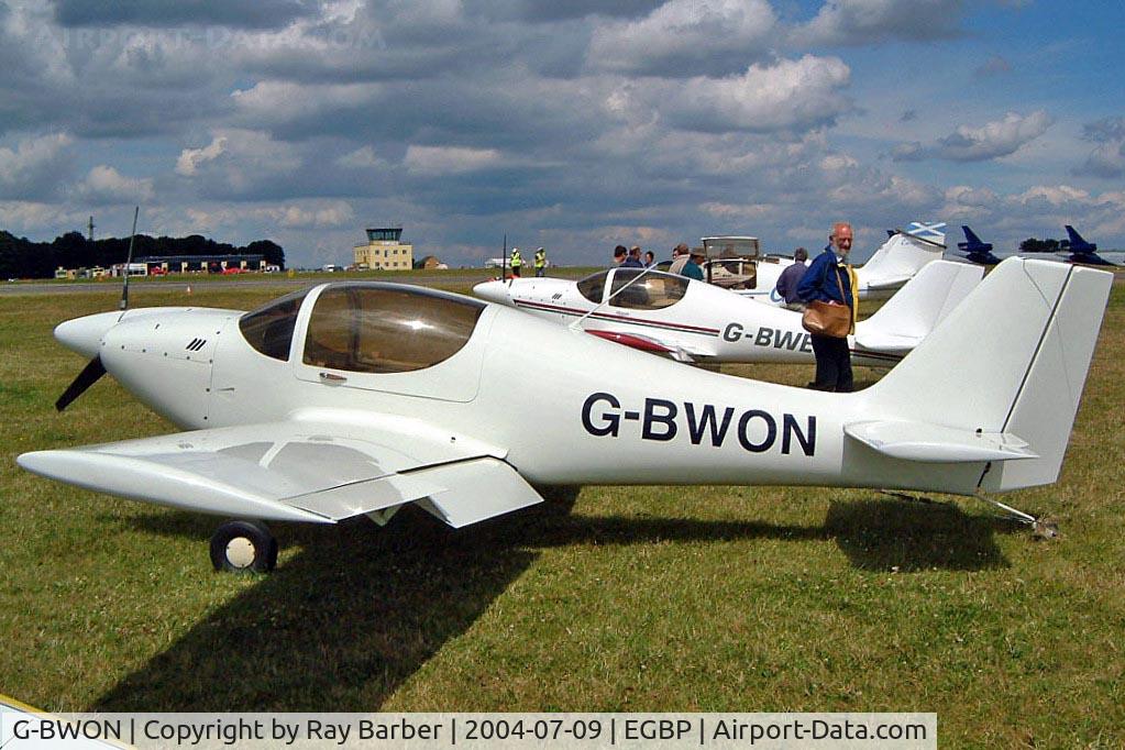 G-BWON, 1997 Europa Tri-Gear C/N PFA 247-12720, Europa Avn Europa [PFA 247-12720] Kemble~G 09/07/2004