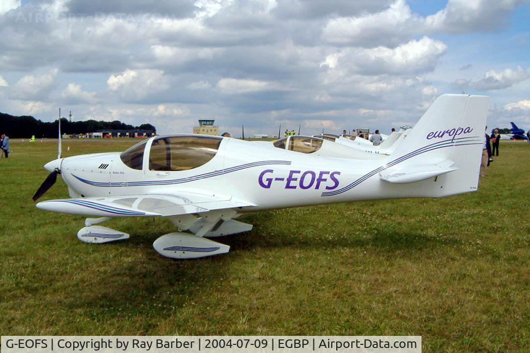 G-EOFS, 1999 Europa Tri Gear C/N PFA 247-13033, Europa Avn Europa XS [PFA 247-13033] Kemble~G 09/07/2004