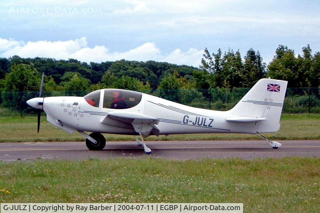 G-JULZ, 2002 Europa Monowheel C/N PFA 247-13045, Europa Avn Europa [PFA 247-13045] Kemble~G 11/07/2004. Taxiing for departure.