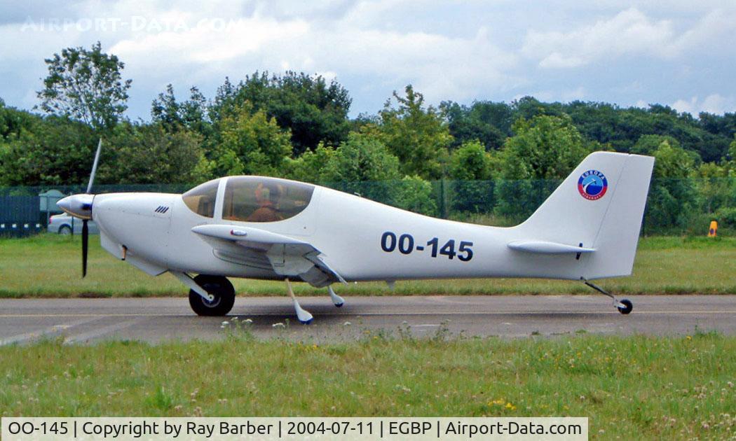 OO-145, 2004 Europa Monowheel C/N 382, Europa Avn Europa  [382] Kemble~G 11/07/2004. Taxiing for departure.