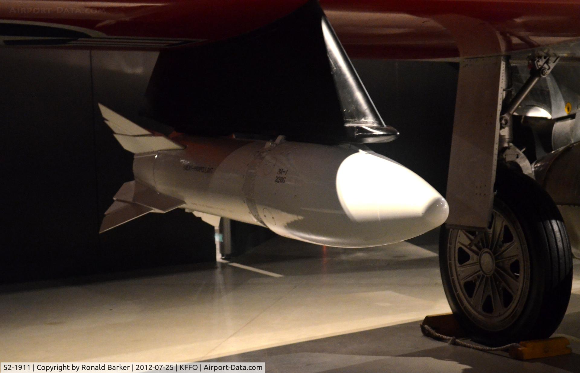 52-1911, 1952 Northrop F-89D Scorpion C/N Not found 52-1911, AF Museum  shown as 53-2509  under wing missile