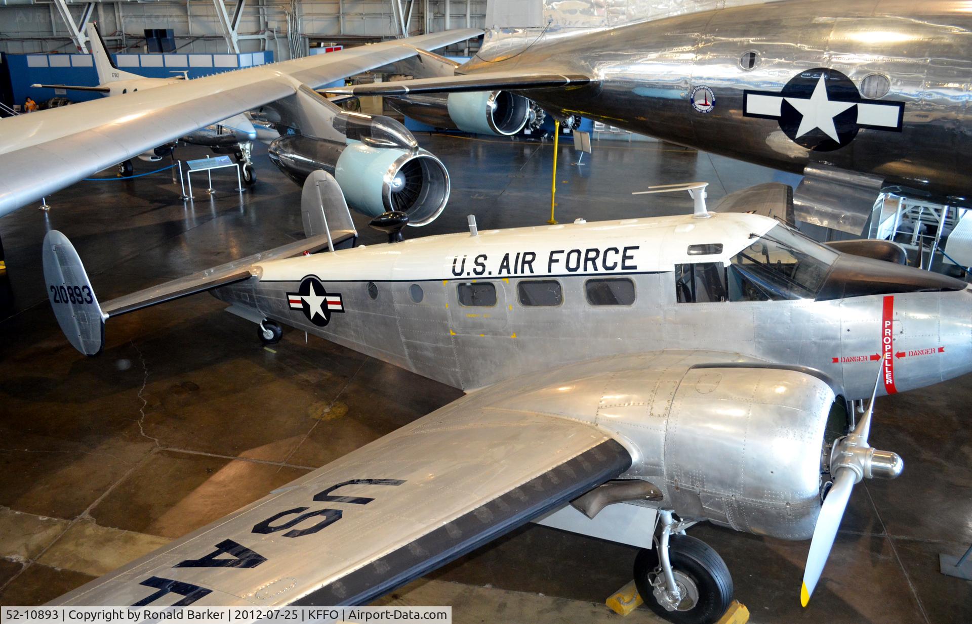 52-10893, 1952 Beech C-45H Expeditor C/N AF-823, AF Museum