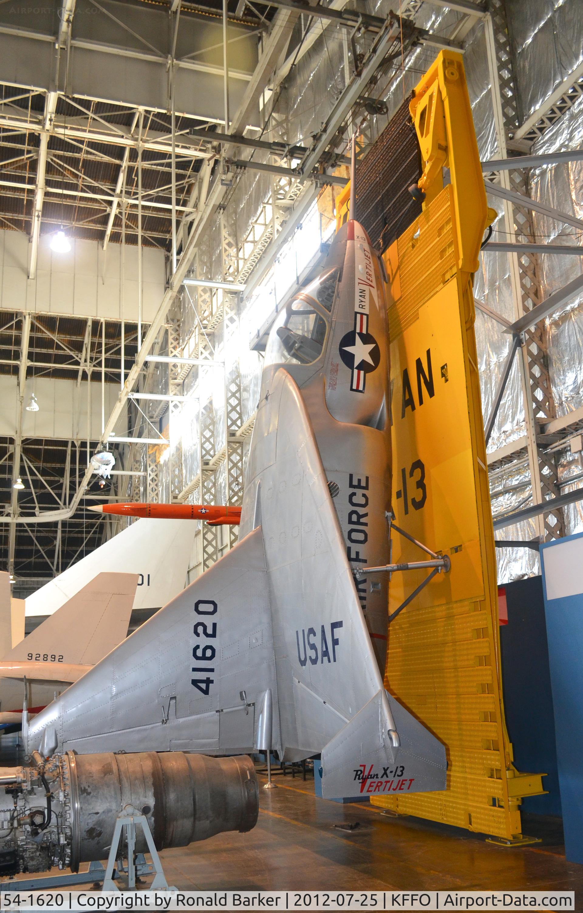 54-1620, 1954 Ryan X-13-RY Vertijet C/N Not found 54-1620, AF Museum