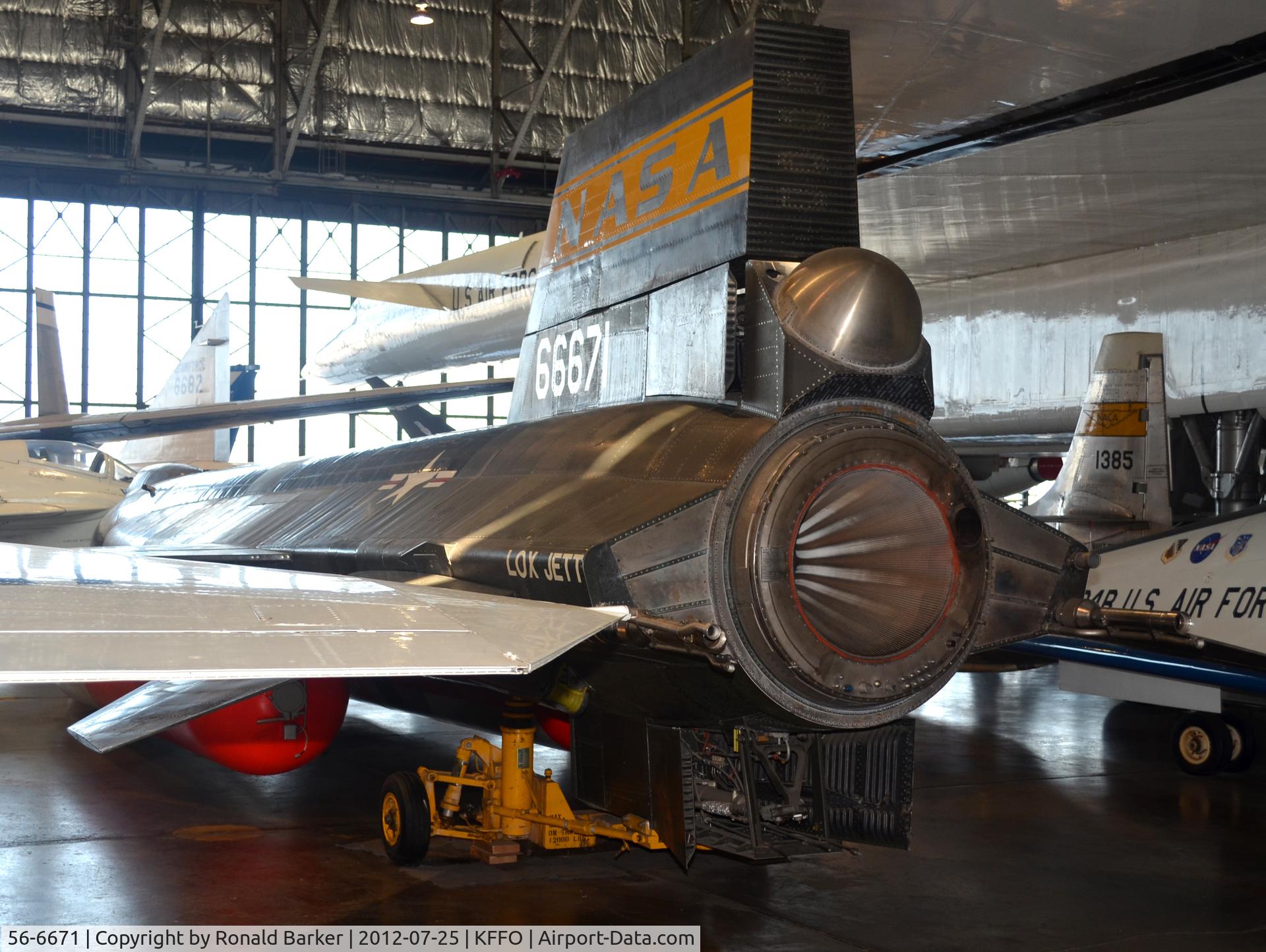 56-6671, 1956 North American X-15A-2 C/N 240-2, AF Museum