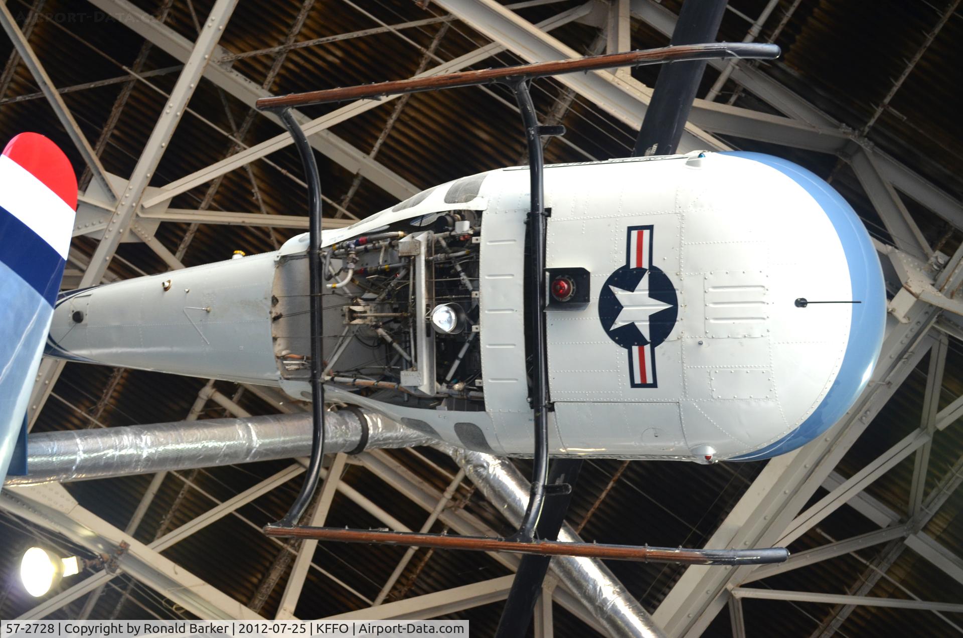 57-2728, 1957 Bell UH-13J Sioux C/N 1575, AF Museum
