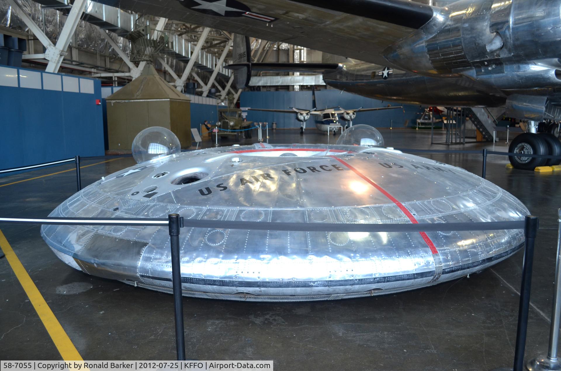 58-7055, 1958 Avro Canada VZ-9A-AV Avrocar C/N Not found 58-7055, AF Museum
