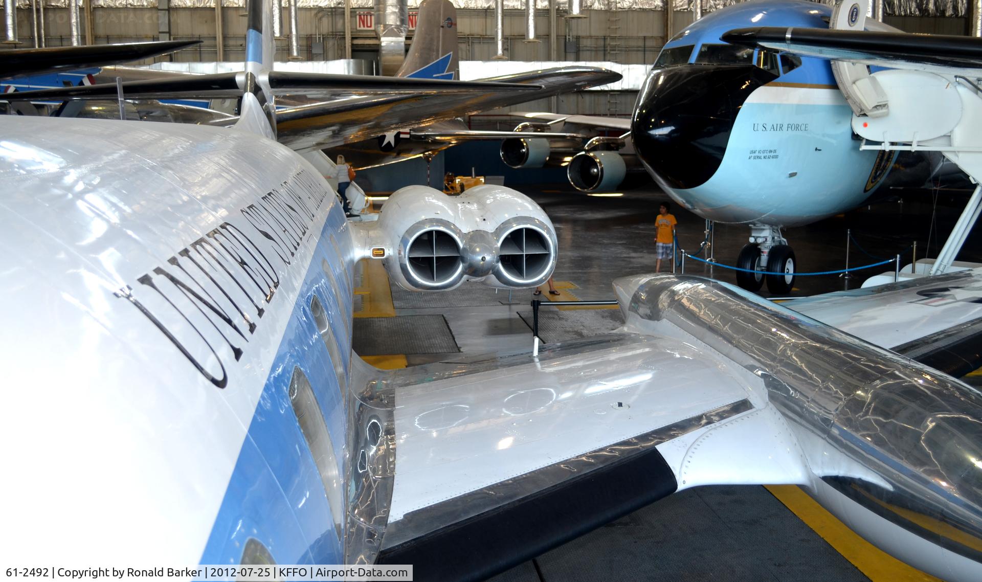 61-2492, 1961 Lockheed VC-140B-LM Jetstar C/N 1329-5031, AF Museum