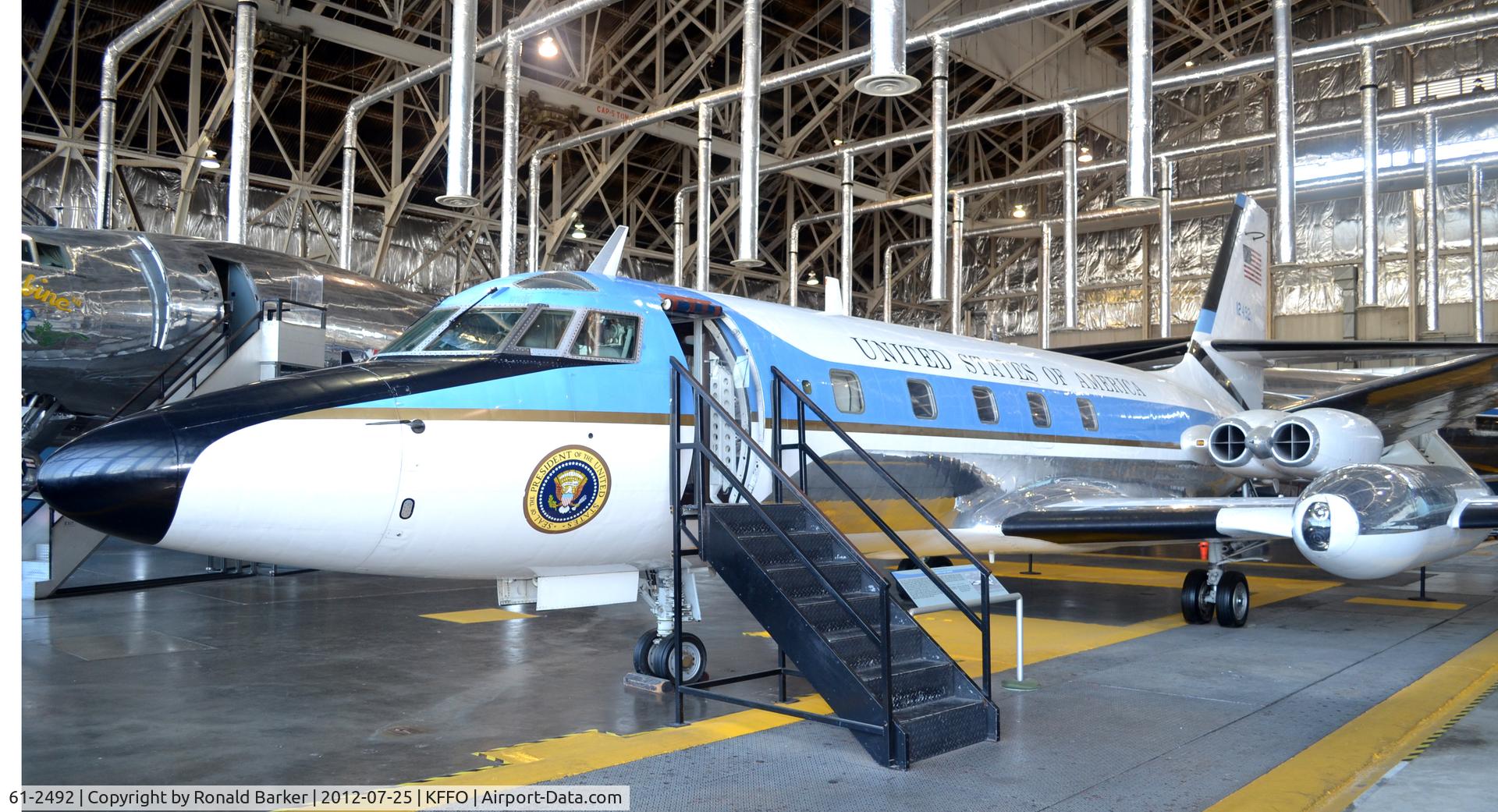 61-2492, 1961 Lockheed VC-140B-LM Jetstar C/N 1329-5031, AF Museum