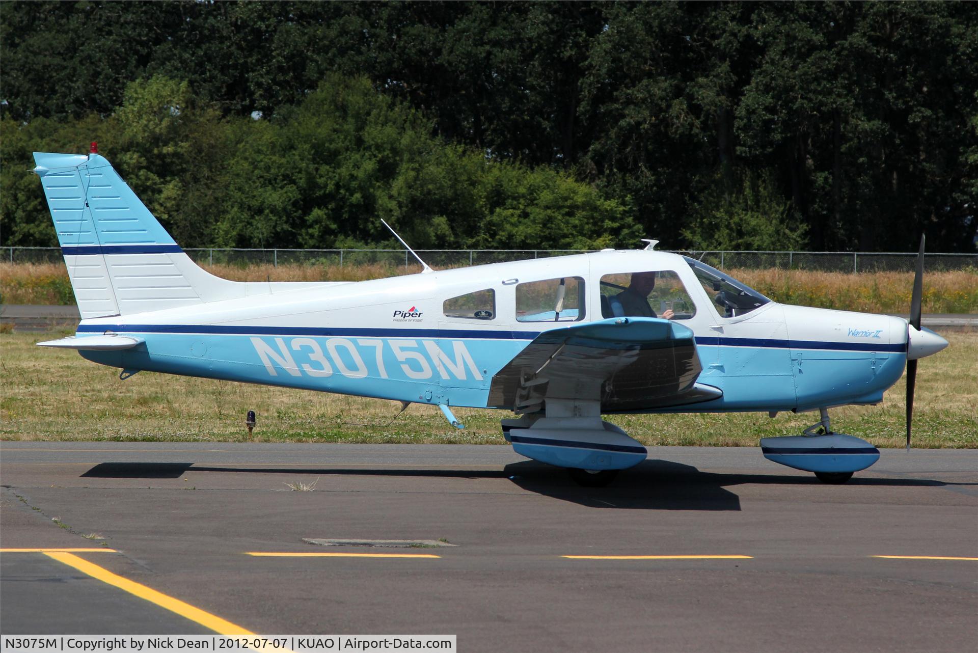 N3075M, 1977 Piper PA-28-161 C/N 28-7816334, KUAO/UAO