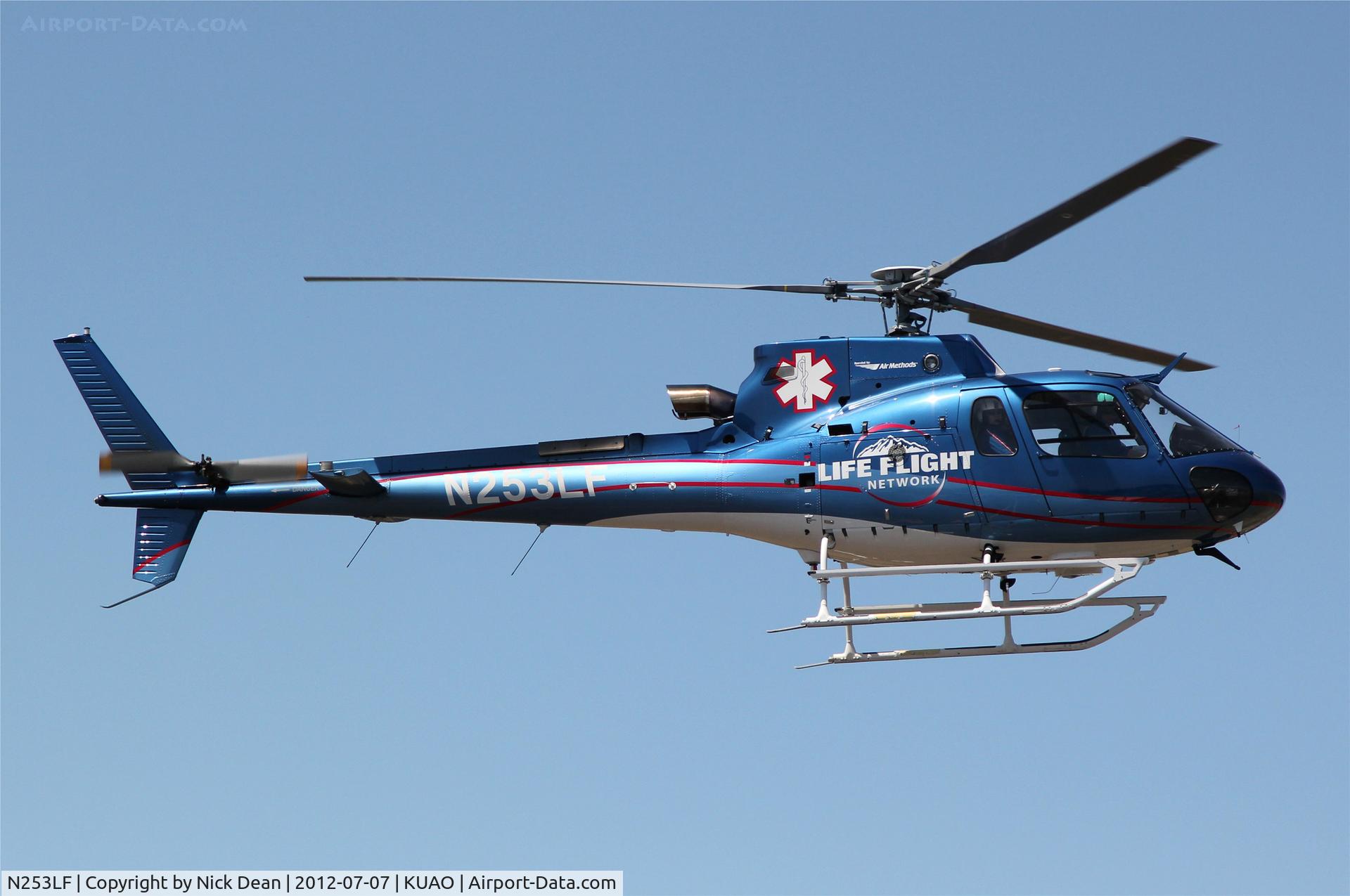 N253LF, Aerospatiale AS-350B-3 Ecureuil C/N 7158, KUAO/UAO