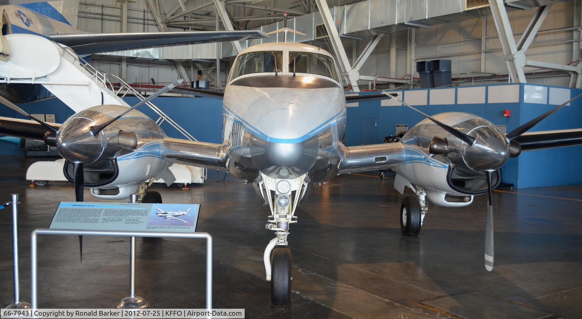 66-7943, 1966 Beech VC-6A King Air C/N LJ.91, AF Museum