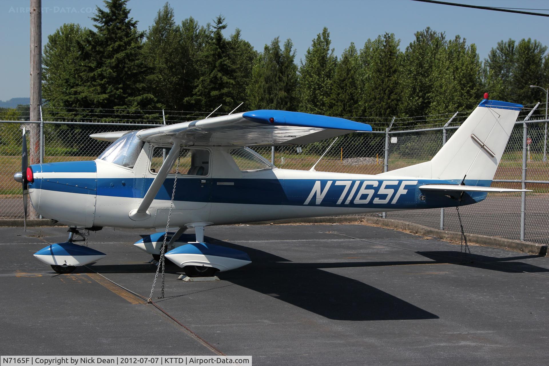 N7165F, 1966 Cessna 150F C/N 15063765, KTTD/TTD
