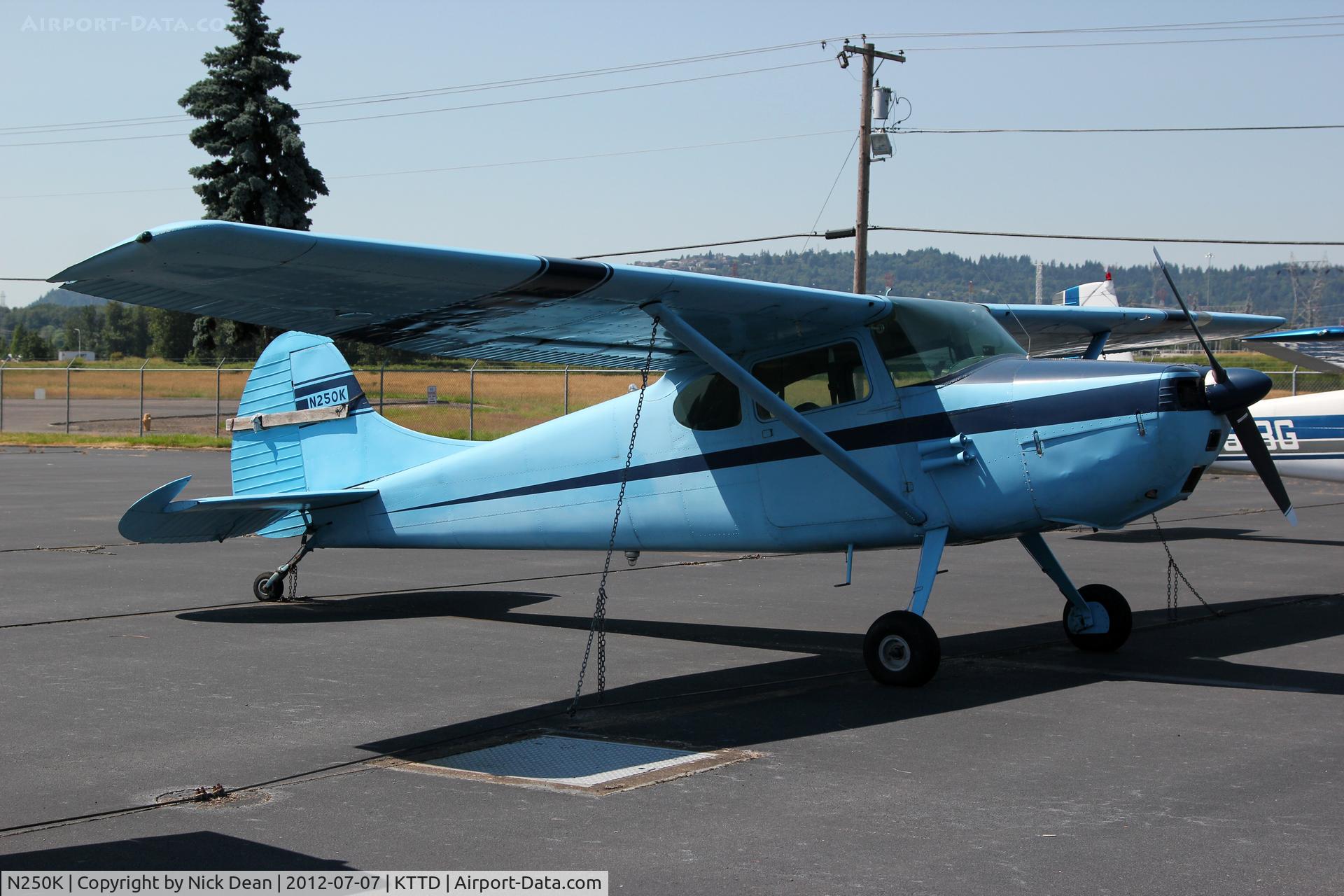 N250K, 1952 Cessna 170B C/N 20659, KTTD/TTD