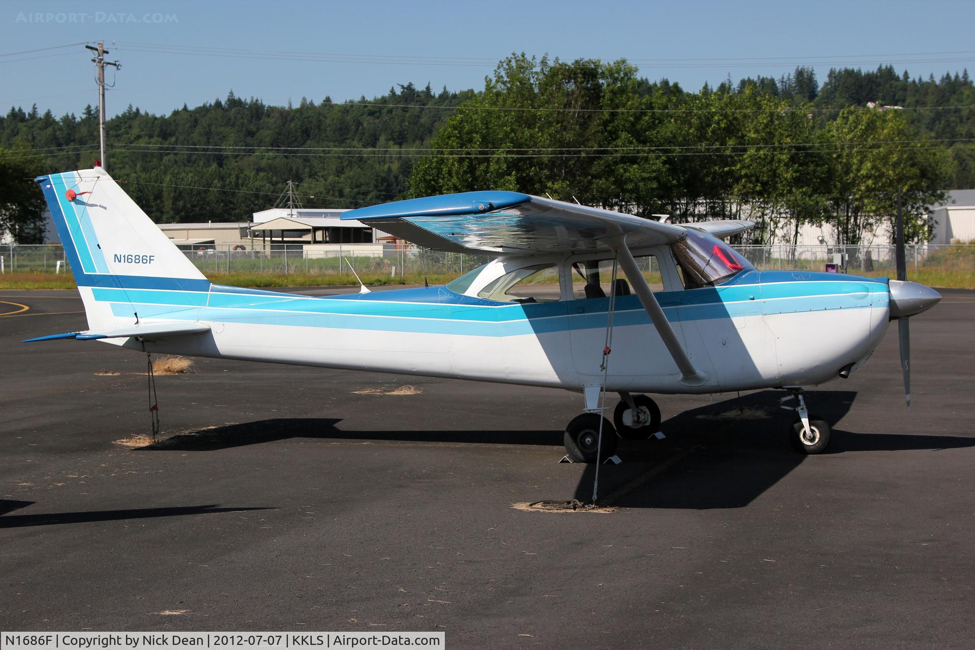 N1686F, 1966 Cessna 172H C/N 17255081, KKLS/KLS