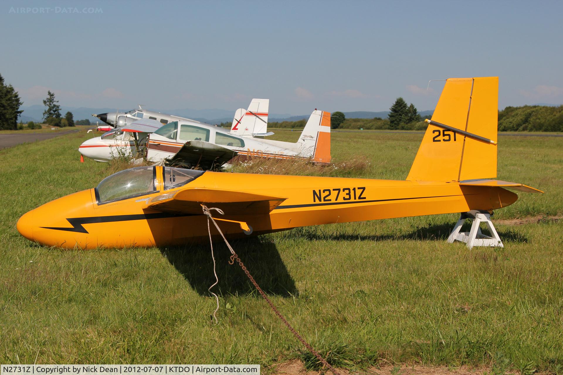 N2731Z, 1964 Schweizer SGS 1-26B C/N 251, KTDO/TDO