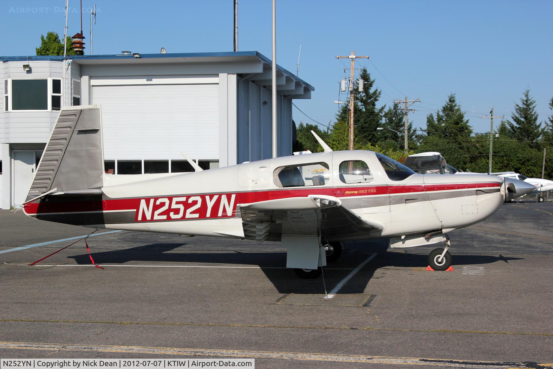N252YN, 1986 Mooney M20K C/N 25-1084, KTIW/TIW