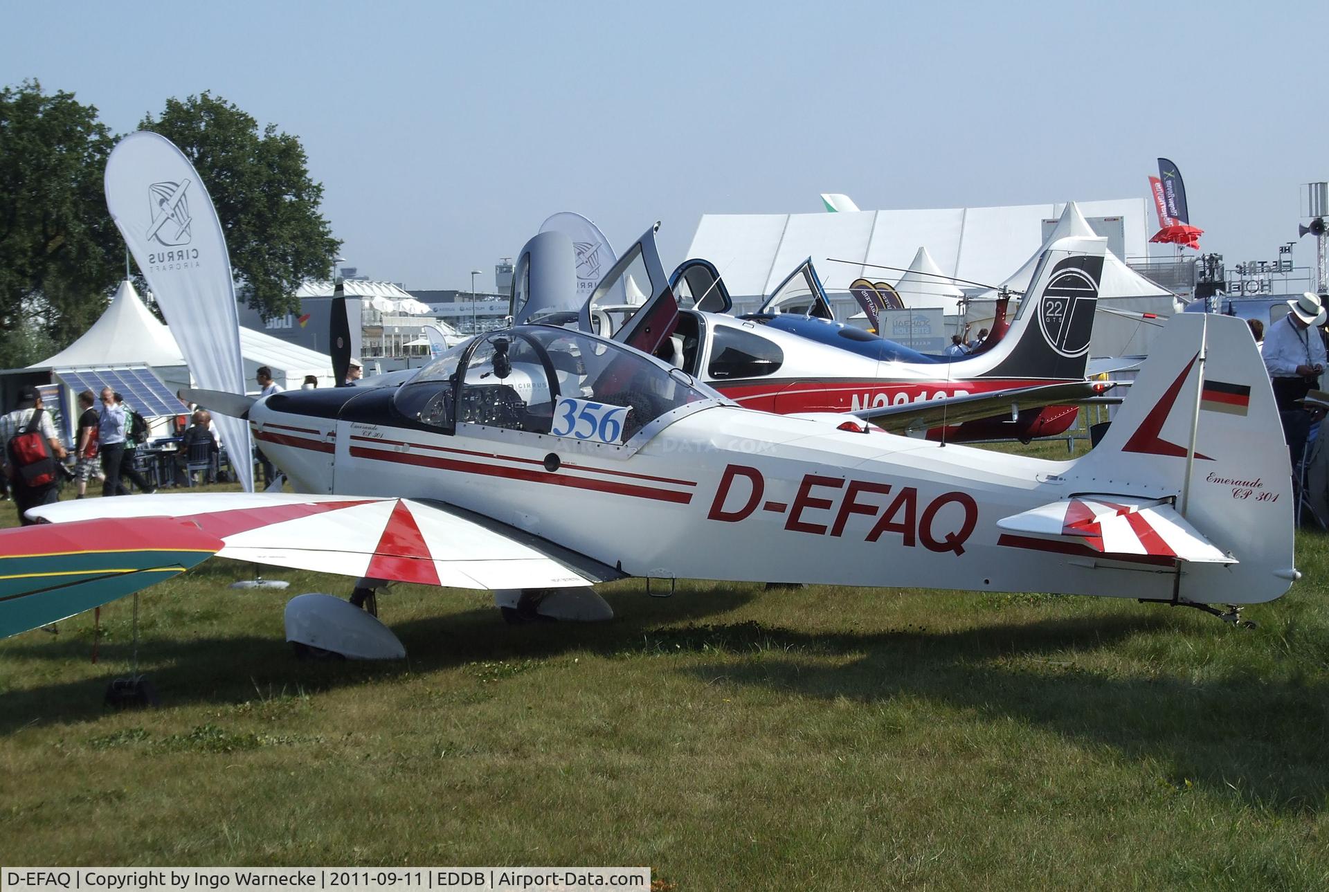 D-EFAQ, Piel CP-301C Emeraude C/N 540, Piel CP.301C Emeraude at the ILA 2012, Berlin
