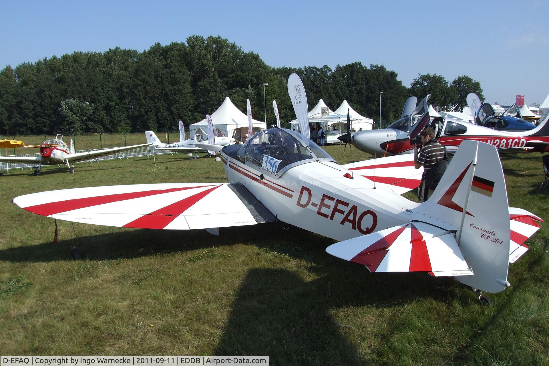 D-EFAQ, Piel CP-301C Emeraude C/N 540, Piel CP.301C Emeraude at the ILA 2012, Berlin
