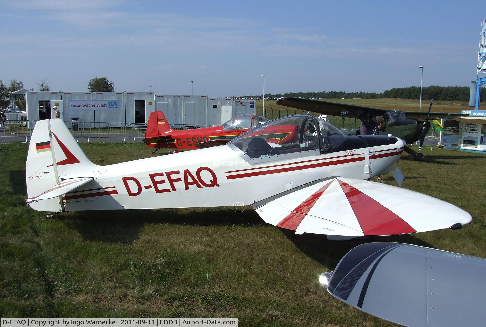 D-EFAQ, Piel CP-301C Emeraude C/N 540, Piel CP.301C Emeraude at the ILA 2012, Berlin