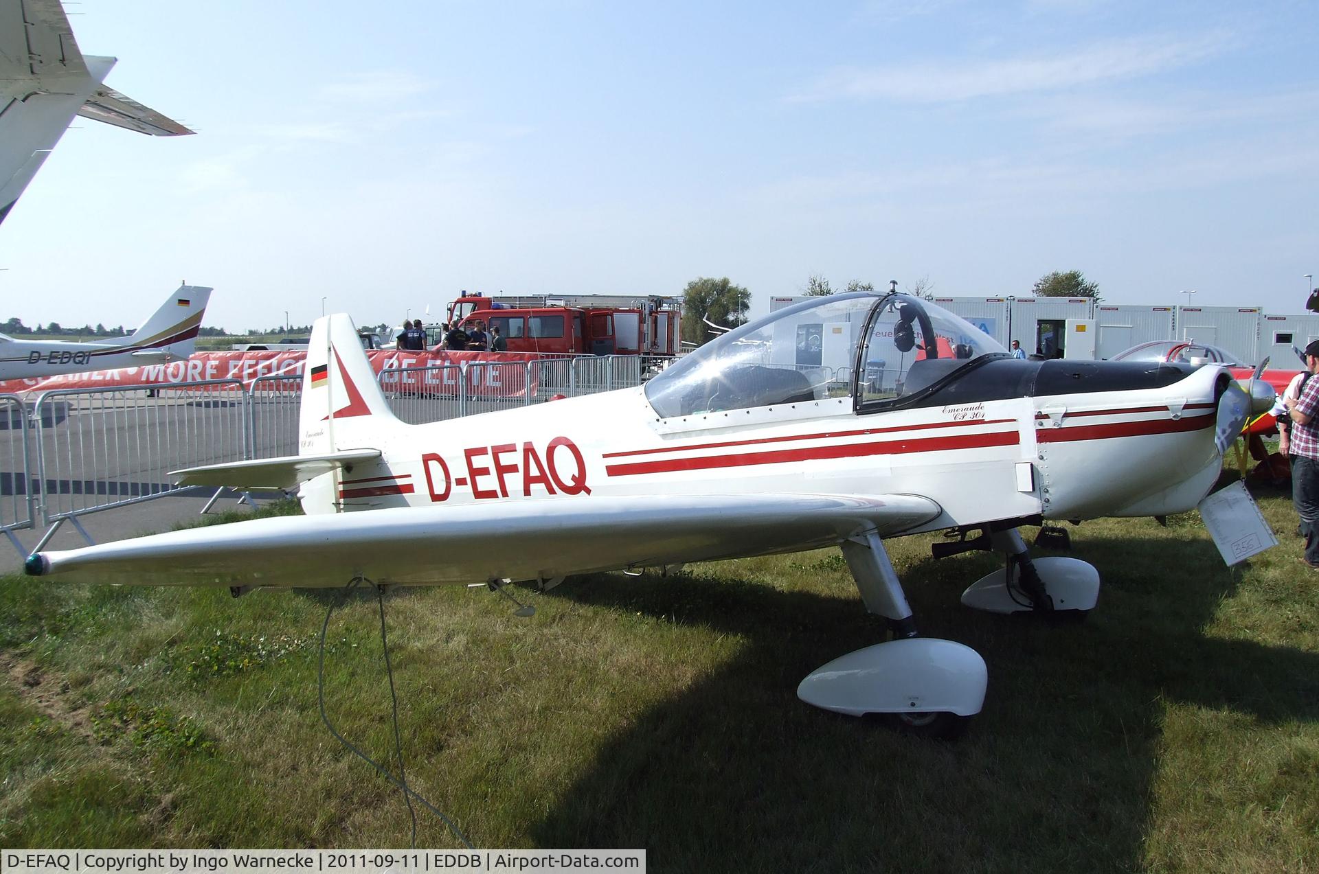 D-EFAQ, Piel CP-301C Emeraude C/N 540, Piel CP.301C Emeraude at the ILA 2012, Berlin