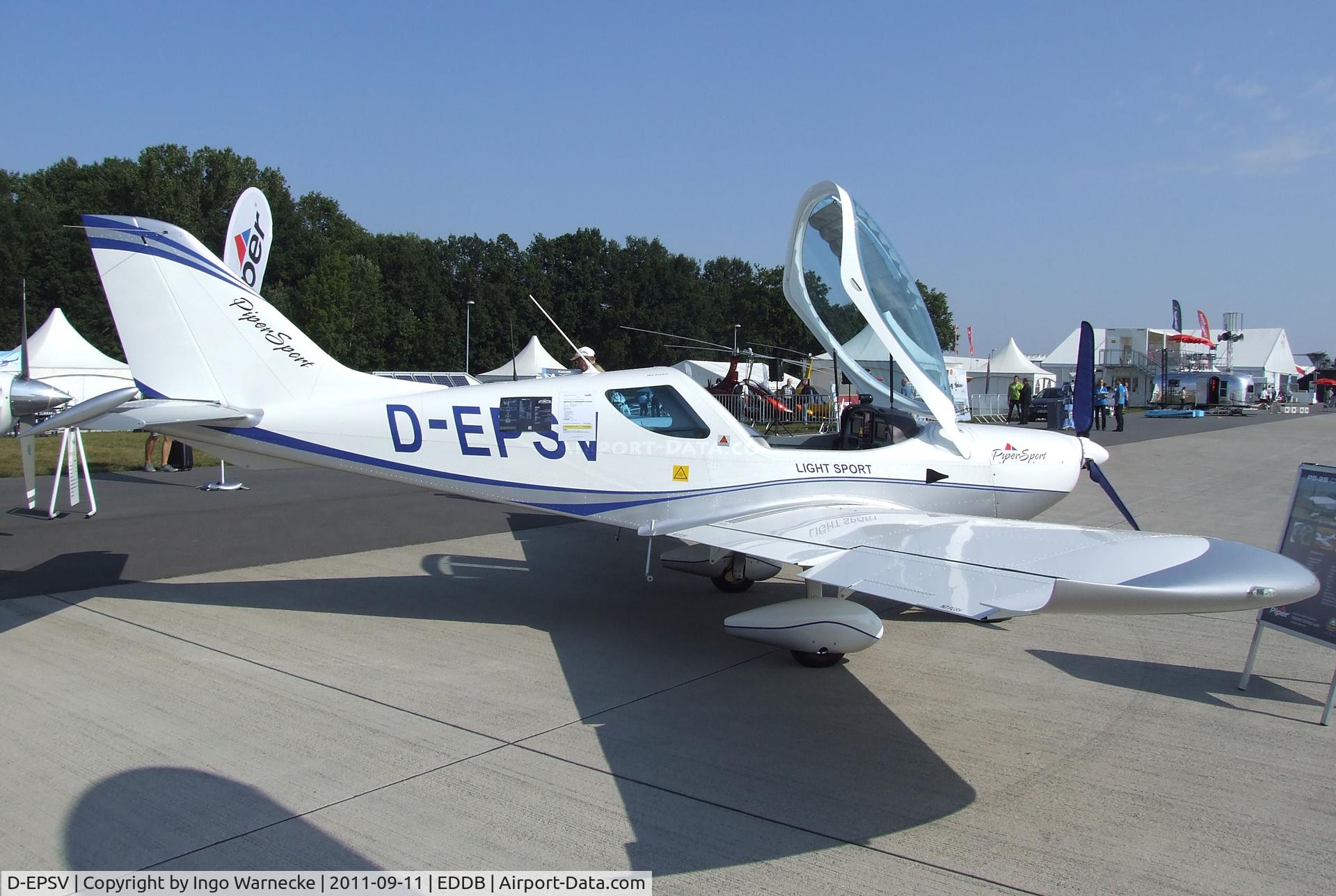 D-EPSV, SportCruiser (PiperSport) Piper Sport C/N P1001017, Piper P-100 PiperSport at the ILA 2012, Berlin