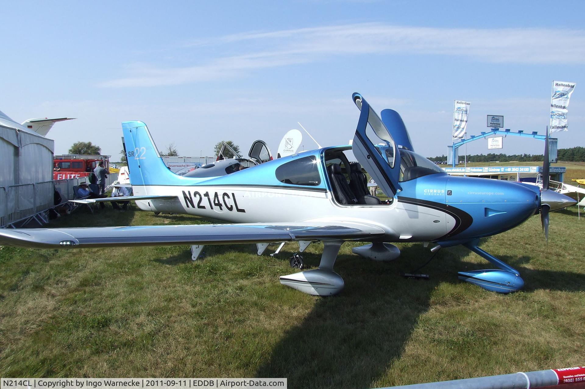 N214CL, 2012 Cirrus SR22 GTS C/N 3830, Cirrus SR22 GTS at the ILA 2012, Berlin