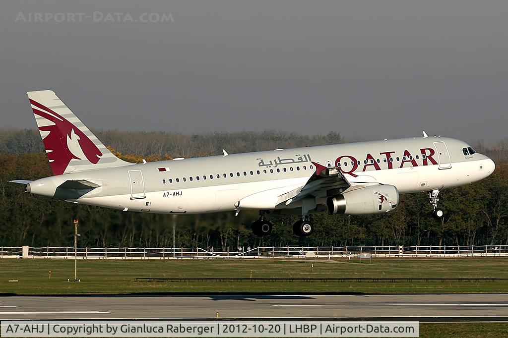 A7-AHJ, 2011 Airbus A320-232 C/N 4784, A7-AHJ @ BUD