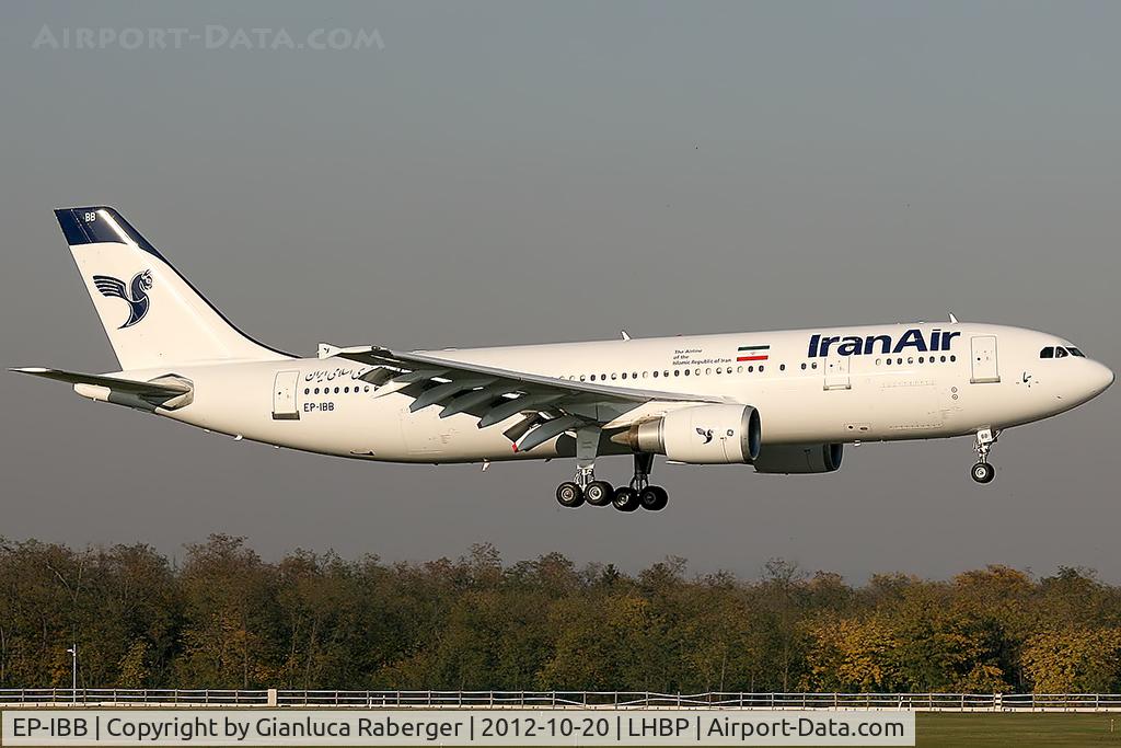 EP-IBB, 1994 Airbus A300B4-605R C/N 727, EP-IBB @ BUD