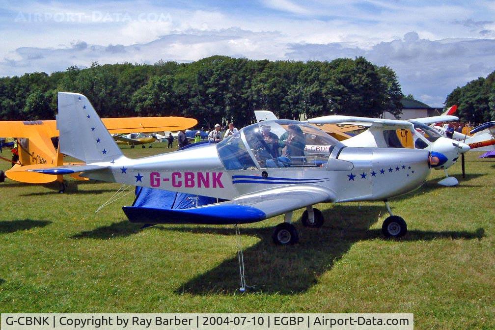 G-CBNK, 2002 Aerotechnik EV-97A Eurostar C/N PFA 315-13888, Evektor EV-97 Eurostar [PFA 315-13888] Kemble~G 10/07/2004
