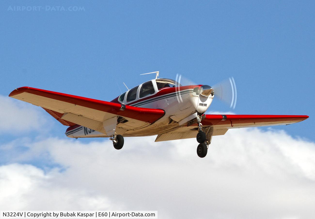 N3224V, 1947 Beech 35 Bonanza C/N D-667, Eloy, Arizona