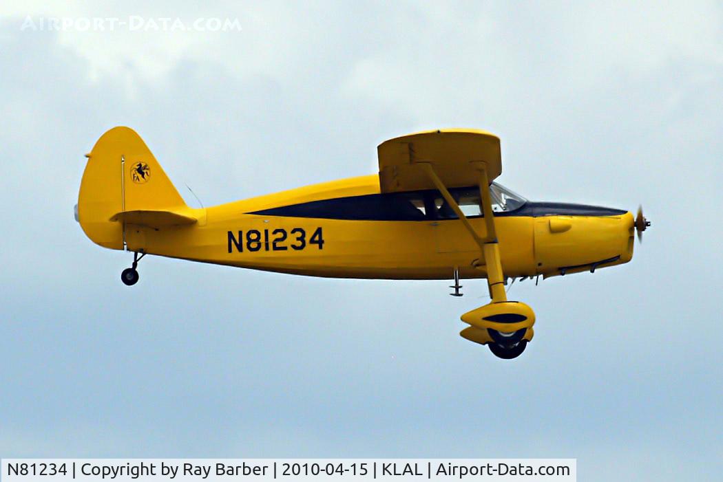 N81234, 1946 Fairchild 24R-46 C/N R46-135, Fairchild F.24R-46 Argus [R46-135] Lakeland-Linder~N 15/04/2010