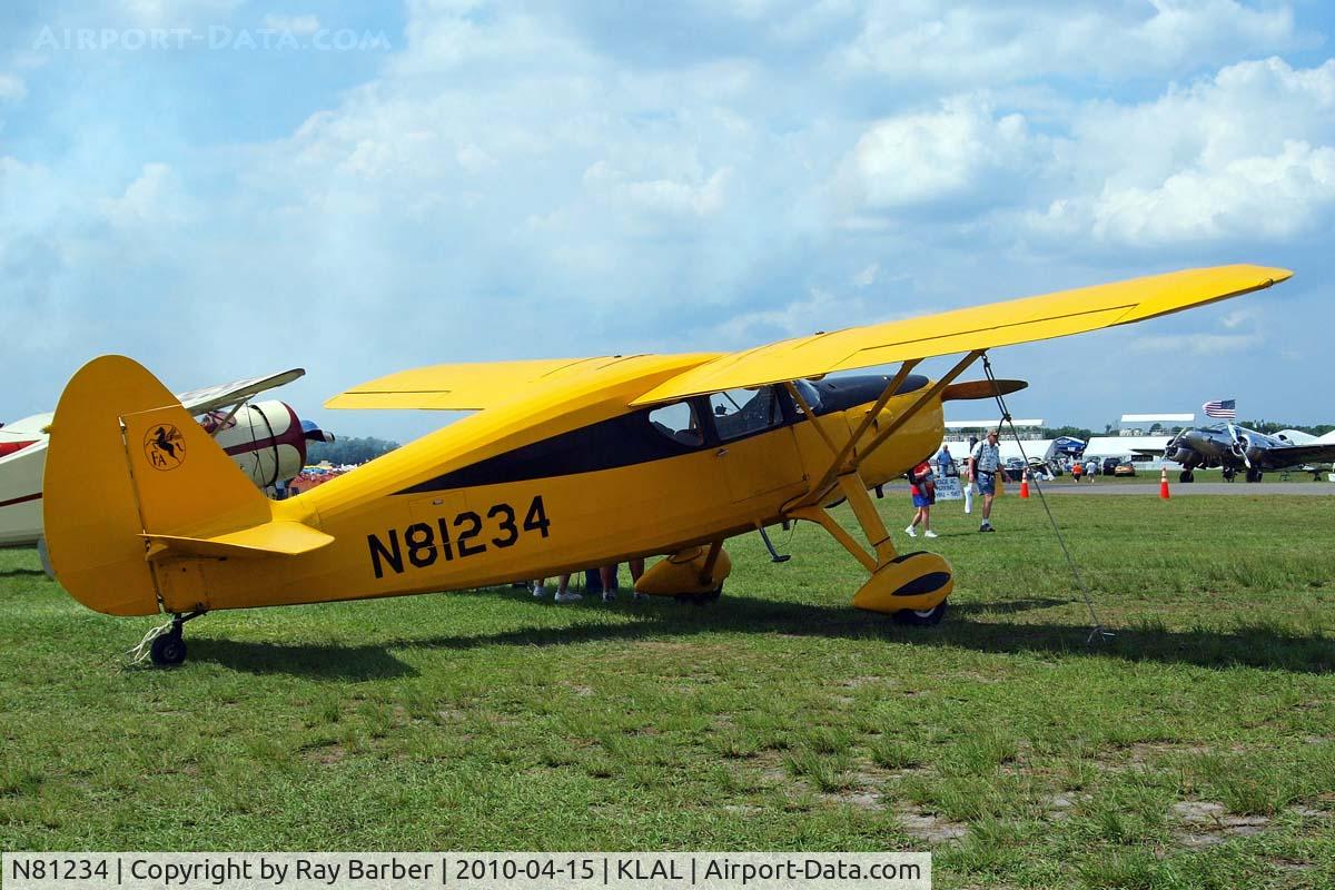 N81234, 1946 Fairchild 24R-46 C/N R46-135, Fairchild F.24R-46 Argus [R46-135] Lakeland-Linder~N 15/04/2010