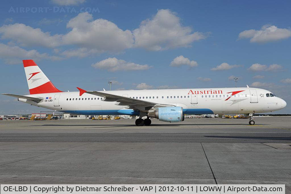 OE-LBD, 1998 Airbus A321-211 C/N 920, Austrian Airlines Airbus 321