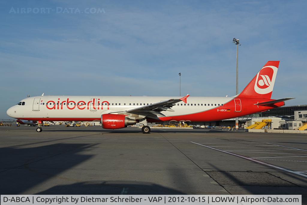 D-ABCA, 2008 Airbus A321-211 C/N 3708, Air Berlin Airbus 321