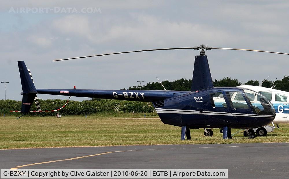 G-BZXY, 2001 Robinson R44 Raven C/N 1027, Originally owned to, Extraviation Ltd in August 2001 and currently with, Helicopter Services Ltd since November 2006.