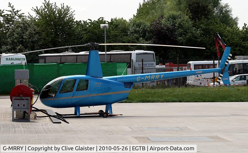 G-MRRY, 2007 Robinson R44 II C/N 11780, Once owned to, Celtic Motorhomes Ltd in August 2007. Currently in private hands since May 2009